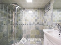 新湖明珠城126平地中海風(fēng)格裝修實(shí)景案例
