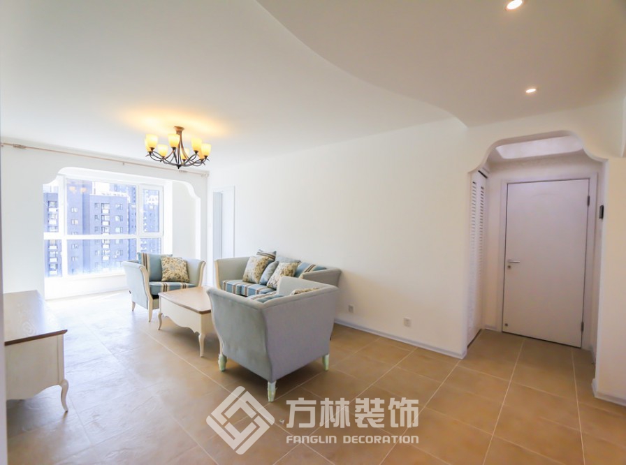 新湖明珠城裝修實景案例-方林裝飾