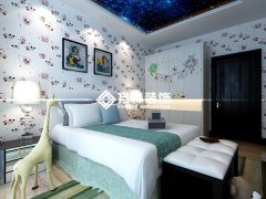 方大勝景180平混搭風格裝修效果圖
